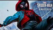 Miles Morales Spider-Verse Hoodie Suit Mod | Spider-Man Remastered 4K PC Gameplay