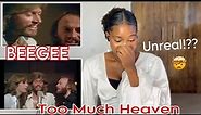 *What!!😱* First Time Hearing “BeeGees” - Too Much Heaven (REACTION!)