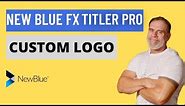 How to make custom logo New Blue Title Pro.