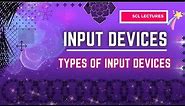 Input Devices | Types of Input Devices | Source Data Entry Devices | Pointing Devices | Keyboard