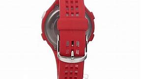 adidas Unisex ADP6088 Red Digital Watch with Polyurethane Band