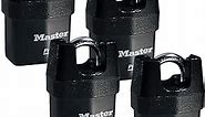 Master Lock - Four (4) High Security Pro Series Padlocks 6321NKA-4 w/BumpStop Technology