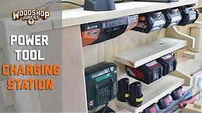 Cordless Power Tools? - Perfect Charging Station For Small Workshops - DIY Organizers