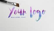 Create Your Own Custom Watercolor Logo