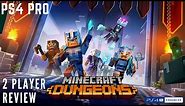 Minecraft Dungeons 2 Player couch co-op PS4 Review