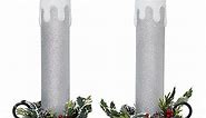 Mr. Christmas Blow Mold Glitter Candles - Set of 2 - 20399757 | HSN