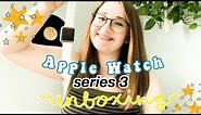 apple watch series 3 unboxing + setup!! | 38mm, Silver, GPS, & White Sport Band