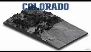 Colorado Topography - 3D Elevation Map