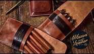 Making a Leather Pen Pouch / Case! - The Roosevelt
