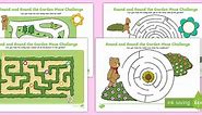Round and Round the Garden Maze Worksheet