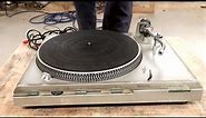 Technics brand vinyl player restoration // Restoring antique vinyl players
