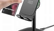 INIU Wireless Charger Stand, 15W Fast Wireless Charging Stand, Adjustable Angle Charger Dock Phone Holder, Wireless Charging Station Compatible with iPhone 15 14 13 12 11 Pro/Max Samsung S22 S21 Pixel