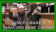 How To Make A Paracord Game Carrier