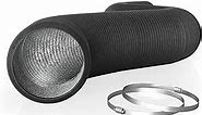 AC Infinity Flexible 10-Inch Aluminum Ducting, Heavy-Duty Four-Layer Protection, 25-Feet Long for Heating Cooling Ventilation and Exhaust