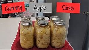 Canning Apple Slices