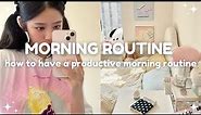 guide to a productive morning routine for teens 💫 morning routine tips