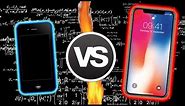 iPhone 4 vs iPhone X!