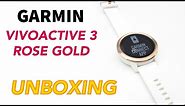 Garmin Vivoactive 3 Rose Gold Unboxing HD (010-01769-05)