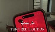 🚨 how to: turn red light on your phone screen 📱 I turn this on a few hours before bedtime to protect from blue light in preparation for a good nights sleep. This is different than turning your phone on night mode! benefits: 🚨 protect eyes from blue light 🚨 lowers cortisol (the body’s stress hormone) 🚨 promotes relaxation 🚨 better sleep How to: 1. Turn red light on: Settings ➡️ general ➡️ accessibility ➡️ display & text size ➡️ color filters ➡️ turn on ➡️ select color tint ➡️ leave hue on t