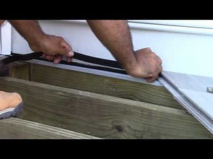 Expansion Foam Tape Installation at the Ledger Board