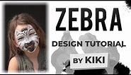 Zebra Face Painting Tutorial