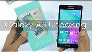 Samsung Galaxy A5 Unboxing & Hands On Overview