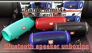 Charge Mini 4+/ JBL Blutooth speaker unboxing & sound test