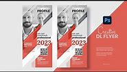 How to Make Professional Dl Flyer for company | Adobe Photoshop Tutorial