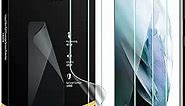 ESR [3 Pack] Liquid Skin Screen Protector Compatible with Samsung Galaxy S21 Plus 2021[Supports Fingerprint Sensor] [Full Coverage Polymer Film] [Includes Installation Kit]