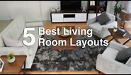 5 Best Living Room Layouts | MF Home TV