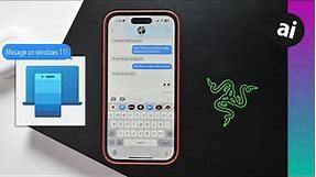 Use iMessage on Windows 11!