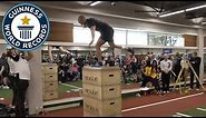 Highest standing jump with one leg - Guinness World Records