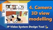 How To Design Security Camera System. Part 4: 3D View Simulation, DVR View