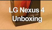 Google LG Nexus 4 Unboxing