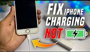 How To Fix iPhone Not Charging | iPhone Charging Port Not Working |iPhone Not Charging |