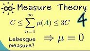 Measure Theory 4 | Not everything is Lebesgue measurable