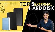 Best External Hard Drive For LAPTOP/PC ⚡ Best Portable Hard Drive || Top 5 External HDD 2023