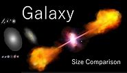 Galaxy Size Comparison