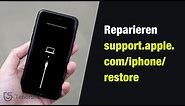 Bleibt beim support.apple.com/iPhone/restore hängen? So klappt es doch!