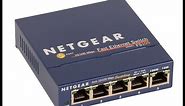NETGEAR ProSAFE 5 Port Fast Ethernet Switch FS105