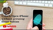 Unlock your iPhone WITHOUT Pressing Home Button iOS 13 - TechOZO