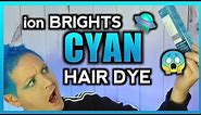 Ion Brights - Turquoise Blue Hair Dye Review & Tutorial!