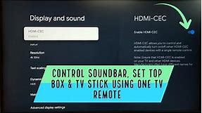 SANSUI Smart Google TV : How to Control TV, Soundbar and Set-Top Box using One TV Remote Control