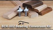 How to Convert Roundover and Ogee Bits to Beading Bits