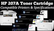 HP 207A (w2210a) Toner Cartridges (supported Printer Models with Specifications)