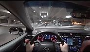2018 Toyota Camry XSE V6 - POV Night Drive (Binaural Audio)