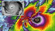 Typhoon Hagibis grows rapidly over Western Pacific