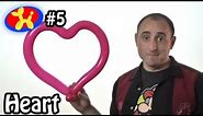 One Balloon Heart - Balloon Animal Lessons #5
