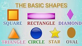 The Basic Shapes || Kindergarten Lessons || Math for Kids Episode 1.1