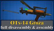 OTs-14 Groza: full disassembly & assembly